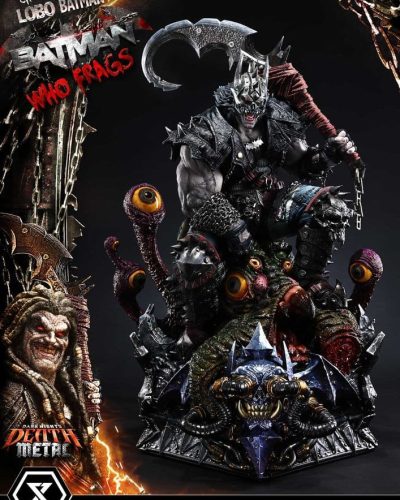 Dark Nights: Death Metal Museum Masterline Statue 1/3 Lobo Batman: Batman Who Frags 81 cm