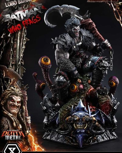Dark Nights: Death Metal Museum Masterline Statue 1/3 Lobo Batman: Batman Who Frags Deluxe Version 81 cm