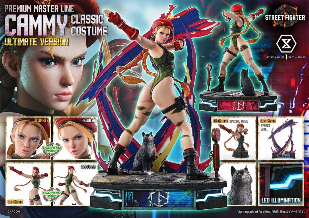 Street Fighter 6 Ultimate Premium Masterline Statue 1/4 Cammy Classic Costume Ultimate Version 54 cm - Bild 7