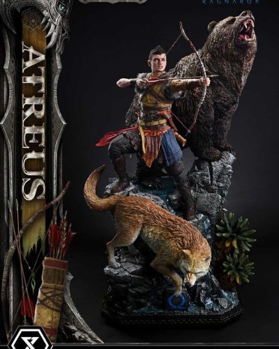 God of War: Ragnarok Real Elite Masterline Statue 1/3 Atreus DX Bonus Version 96 cm