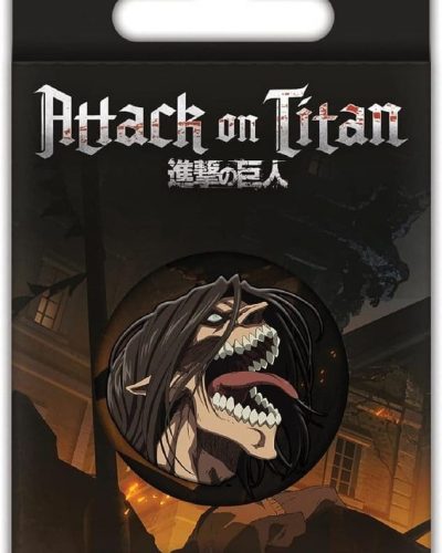 Attack on Titan Enamel Pin Badge S3 (Eren Titan Rage)