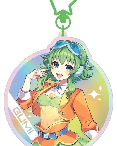 Vocaloid Megpoid Keyring Gumi SV1 Holographic