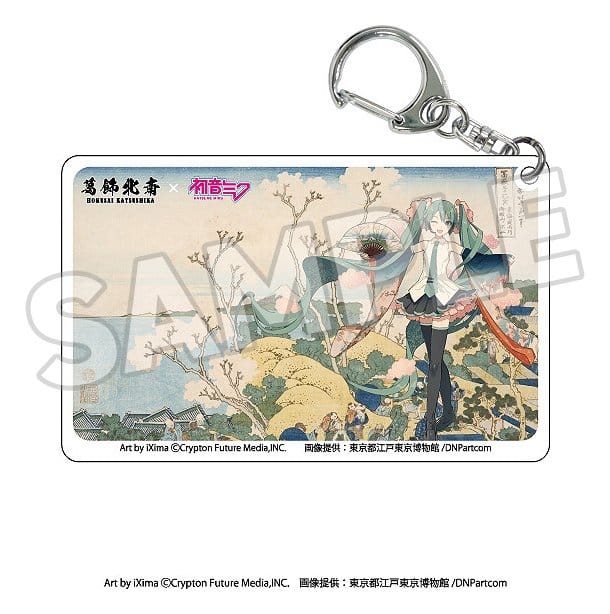 Katsushika Hokusai x Hatsune Miku Acrylic Keychains Blind Box Assortment (8) - Bild 5