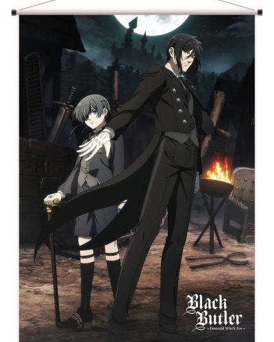 Black Butler: Emerald Witch Arc Wallscroll Sebastian & Ciel 60 x 90 cm