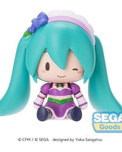 Character Vocal Series 01: Hatsune Miku Fuwa Petit Chibi Figure Hatsune Miku x Love and Berry Dress Up and Dance! Sparkly Purple 8 cm