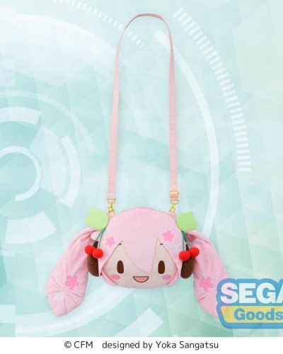 Character Vocal Series 01: Hatsune Miku fuwa petit Shoulder Bag Sakura Miku Face (M)