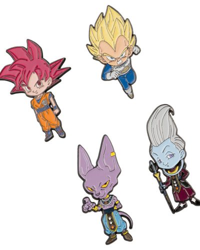 Dragon Ball Super set of 4 pins