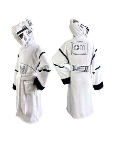 Star Wars Original Stormtrooper Fleece Bathrobe Stormtrooper White