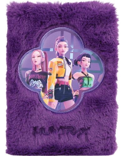 KPop Demon Hunters A5 Notebook Huntr/x Plush
