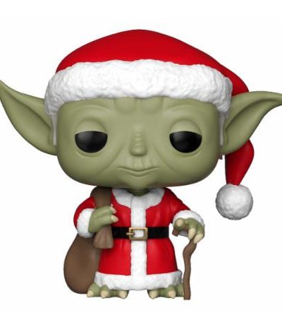 Star Wars POP! Vinyl Bobble-Head Holiday Santa Yoda 9 cm