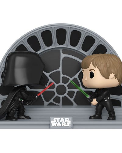 Star Wars Return of the Jedi 40th Anniversary POP Moment! Vinyl Figures 2-Pack Luke vs Vader 9 cm