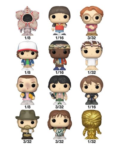 Stranger Things Bitty POP! Vinyl Figure Display (32) PDQ 2,5 cm