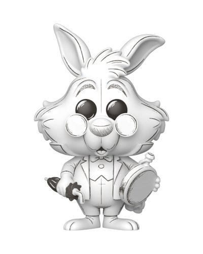 Disney POP! Vinyl Figure Sketched - White Rabbit 9 cm