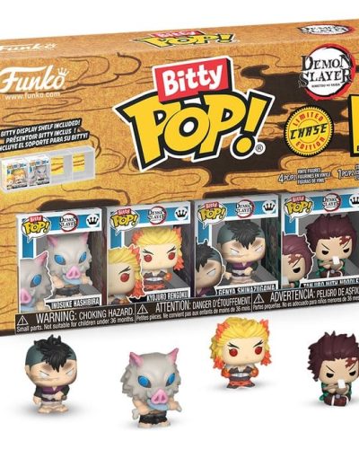 Demon Slayer: Kimetsu no Yaiba Bitty POP! Vinyl Figure 4-Pack Inosuke 2.5 cm
