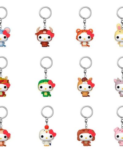 Hello Kitty Mystery Pocket POP! Vinyl Keychains 4 cm Animals Blind Box Display (12)