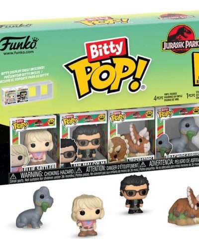 Jurassic Park Bitty POP! Vinyl Figure 4-Pack Triceratops 2,5 cm