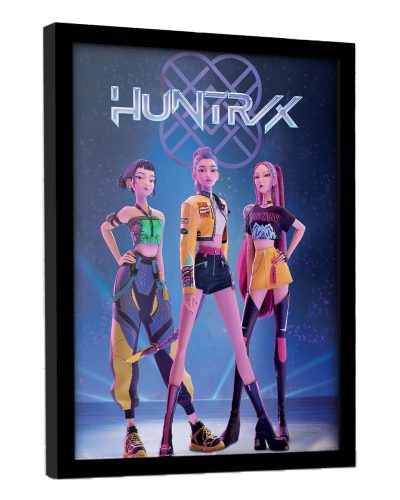 KPop Demon Hunters Collector Print Framed Poster Huntrix