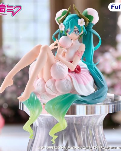 Hatsune Miku Noodle Stopper PVC Figure Flower Fairy White Plum Blossom 13 cm