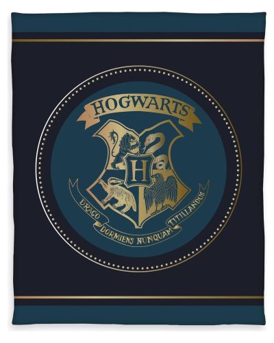 Harry Potter Fleece Blanket Hogwarts Crest 130 x 160 cm