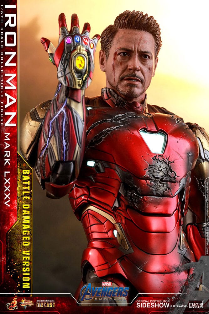 Avengers: Endgame Movie Masterpiece Diecast Action Figure 1/6 Iron Man Mark LXXXV (Battle Damaged Version) Special Edition 32 cm - Image 7
