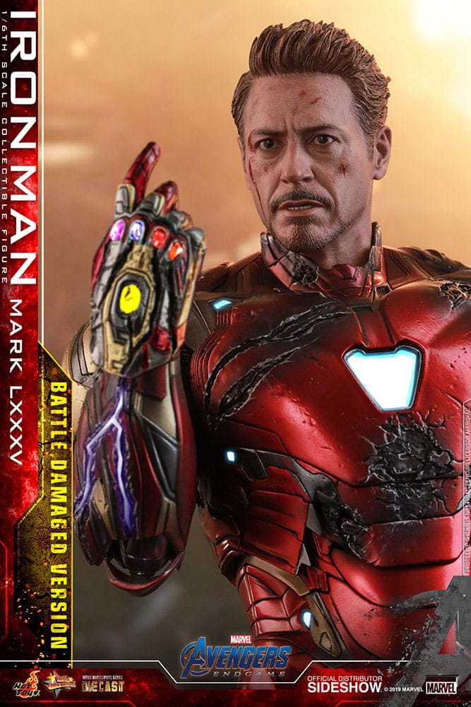 Avengers: Endgame Movie Masterpiece Diecast Action Figure 1/6 Iron Man Mark LXXXV (Battle Damaged Version) Special Edition 32 cm - Image 8