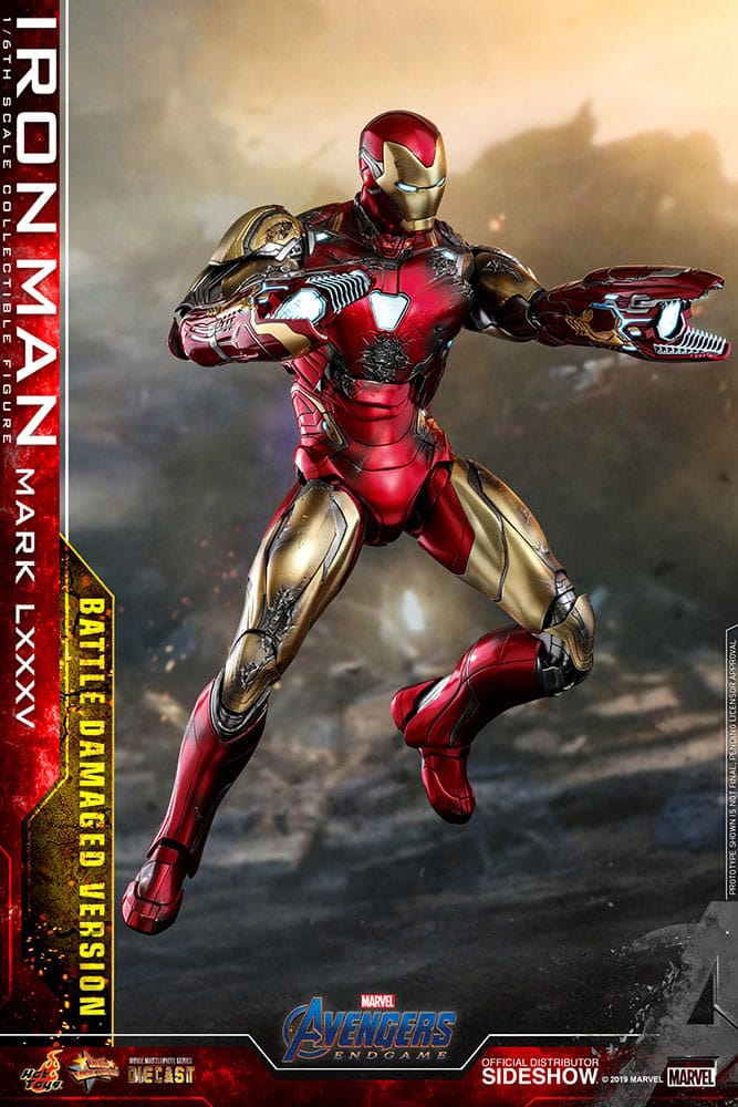 Avengers: Endgame Movie Masterpiece Diecast Action Figure 1/6 Iron Man Mark LXXXV (Battle Damaged Version) Special Edition 32 cm - Image 10