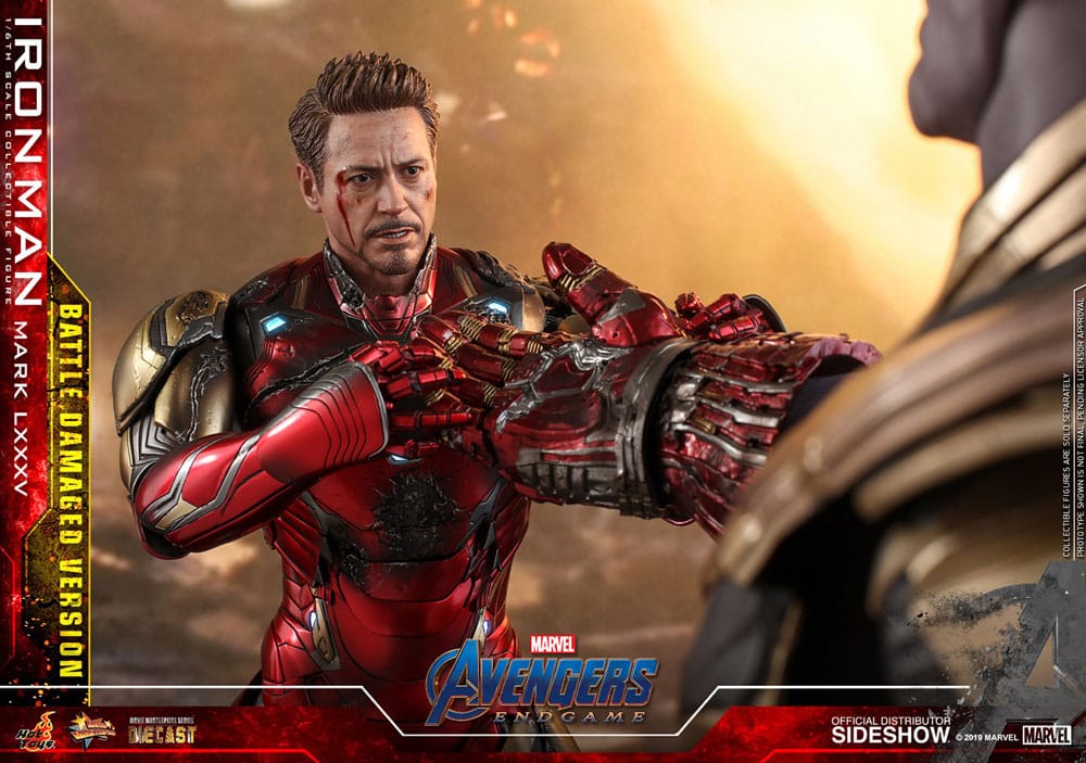 Avengers: Endgame Movie Masterpiece Diecast Action Figure 1/6 Iron Man Mark LXXXV (Battle Damaged Version) Special Edition 32 cm - Image 16