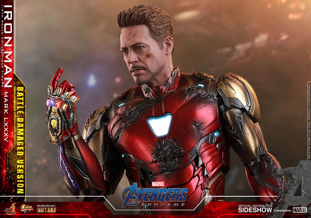 Avengers: Endgame Movie Masterpiece Diecast Action Figure 1/6 Iron Man Mark LXXXV (Battle Damaged Version) Special Edition 32 cm - Image 20