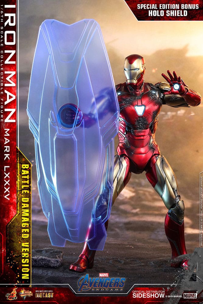 Avengers: Endgame Movie Masterpiece Diecast Action Figure 1/6 Iron Man Mark LXXXV (Battle Damaged Version) Special Edition 32 cm - Image 23