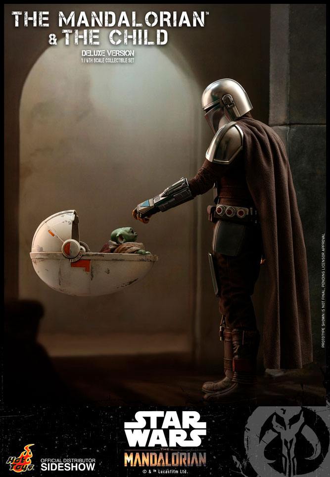 Star Wars The Mandalorian Action Figure 2-Pack 1/6 The Mandalorian & The Child Deluxe 30 cm - Image 3