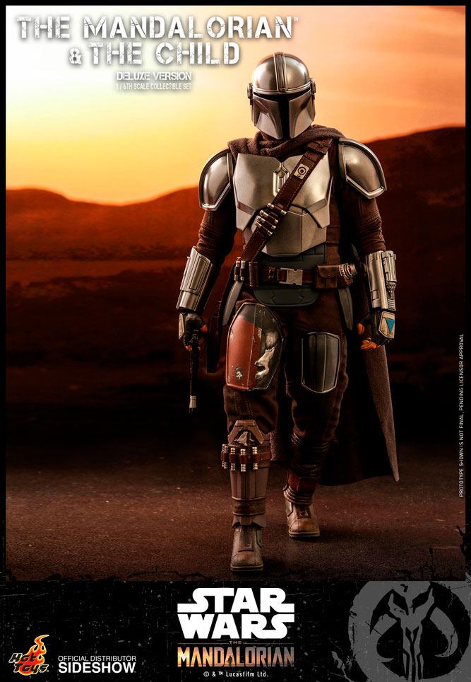 Star Wars The Mandalorian Action Figure 2-Pack 1/6 The Mandalorian & The Child Deluxe 30 cm - Image 5