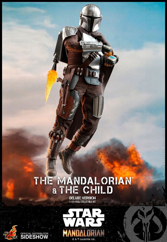 Star Wars The Mandalorian Action Figure 2-Pack 1/6 The Mandalorian & The Child Deluxe 30 cm - Image 6