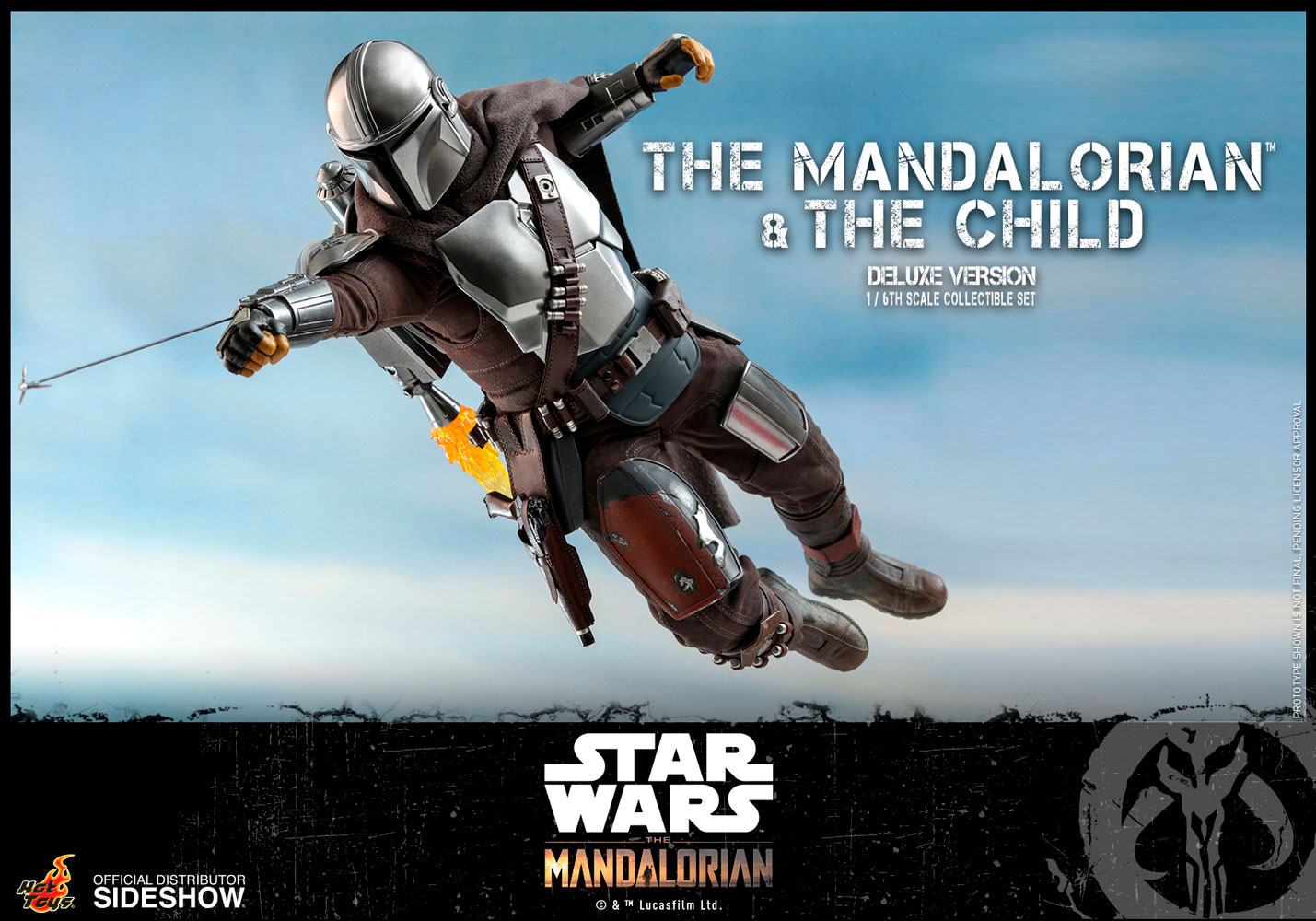 Star Wars The Mandalorian Action Figure 2-Pack 1/6 The Mandalorian & The Child Deluxe 30 cm - Image 10