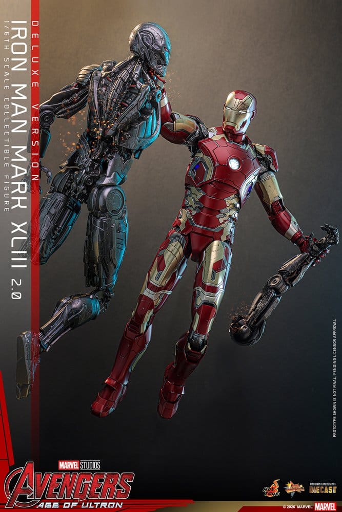 Avengers: Age of Ultron Movie Masterpiece Diecast Action Figure 1/6 Iron Man Mark XLIII (2.0) (Deluxe Version) 32 cm - Image 4
