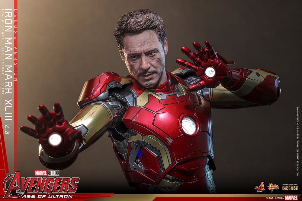 Avengers: Age of Ultron Movie Masterpiece Diecast Action Figure 1/6 Iron Man Mark XLIII (2.0) (Deluxe Version) 32 cm - Image 9