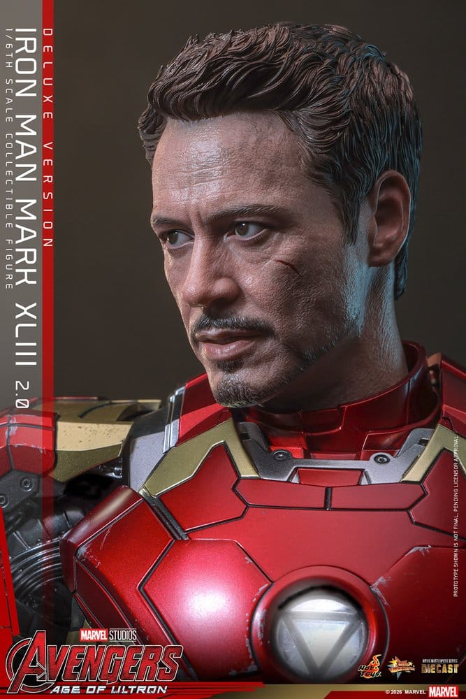 Avengers: Age of Ultron Movie Masterpiece Diecast Action Figure 1/6 Iron Man Mark XLIII (2.0) (Deluxe Version) 32 cm - Image 18