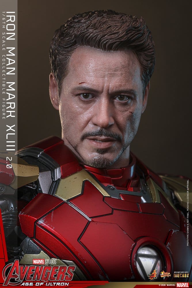Avengers: Age of Ultron Movie Masterpiece Diecast Action Figure 1/6 Iron Man Mark XLIII (2.0) 32 cm - Image 5