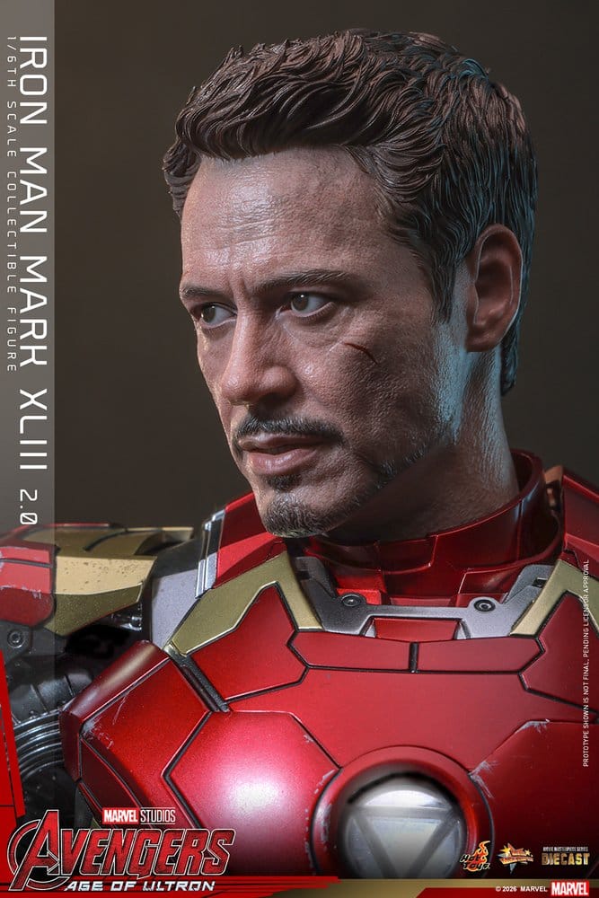 Avengers: Age of Ultron Movie Masterpiece Diecast Action Figure 1/6 Iron Man Mark XLIII (2.0) 32 cm - Image 11