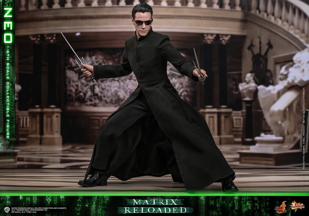 Matrix Movie Masterpiece Action Figure 1/6 Neo 31 cm - Image 6