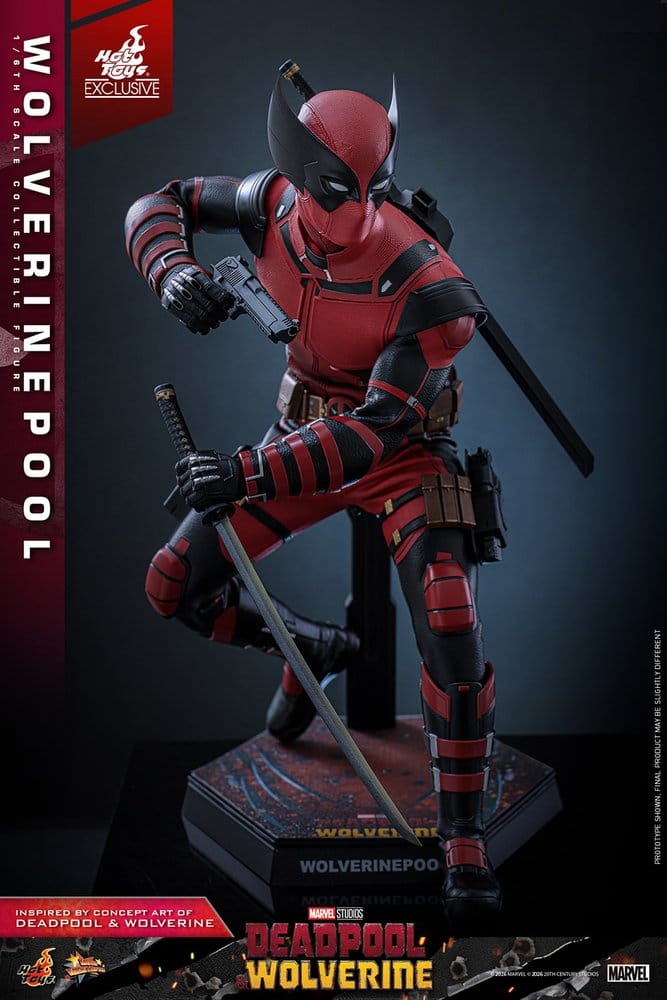 Deadpool & Wolverine Movie Masterpiece Action Figure 1/6 Wolverinepool Hot Toys Exclusive 31 cm - Image 9