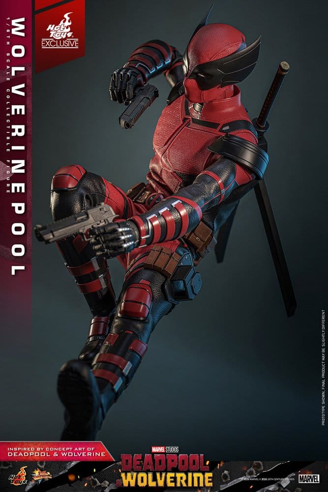 Deadpool & Wolverine Movie Masterpiece Action Figure 1/6 Wolverinepool Hot Toys Exclusive 31 cm - Image 10