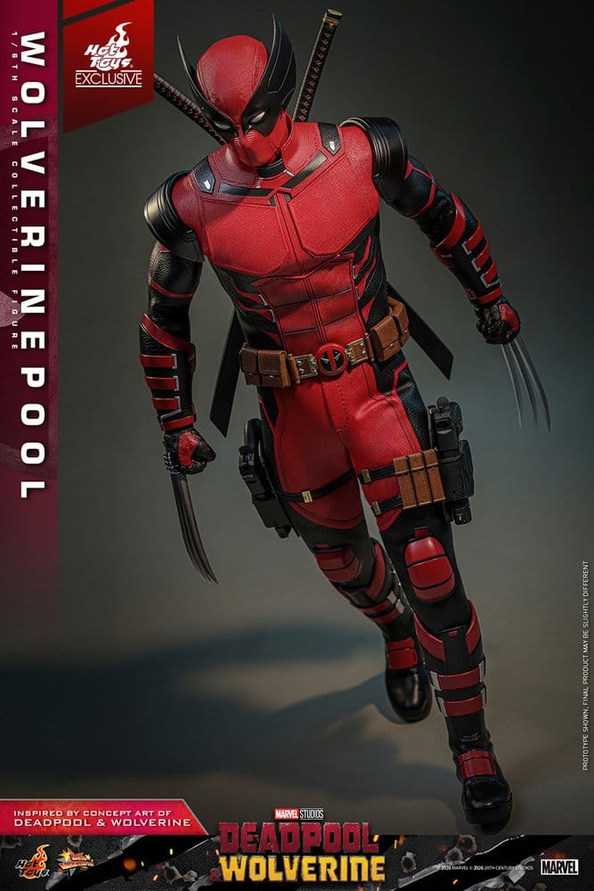 Deadpool & Wolverine Movie Masterpiece Action Figure 1/6 Wolverinepool Hot Toys Exclusive 31 cm - Image 16