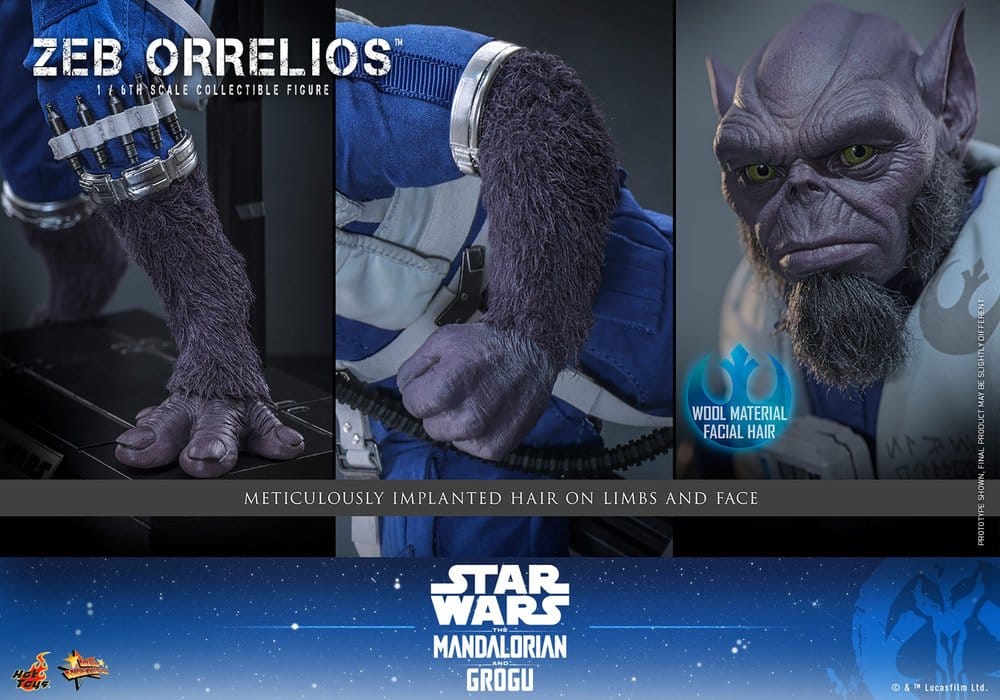 Star Wars Movie Masterpiece Action Figure 1/6 Zeb Orrelios 33 cm - Image 17