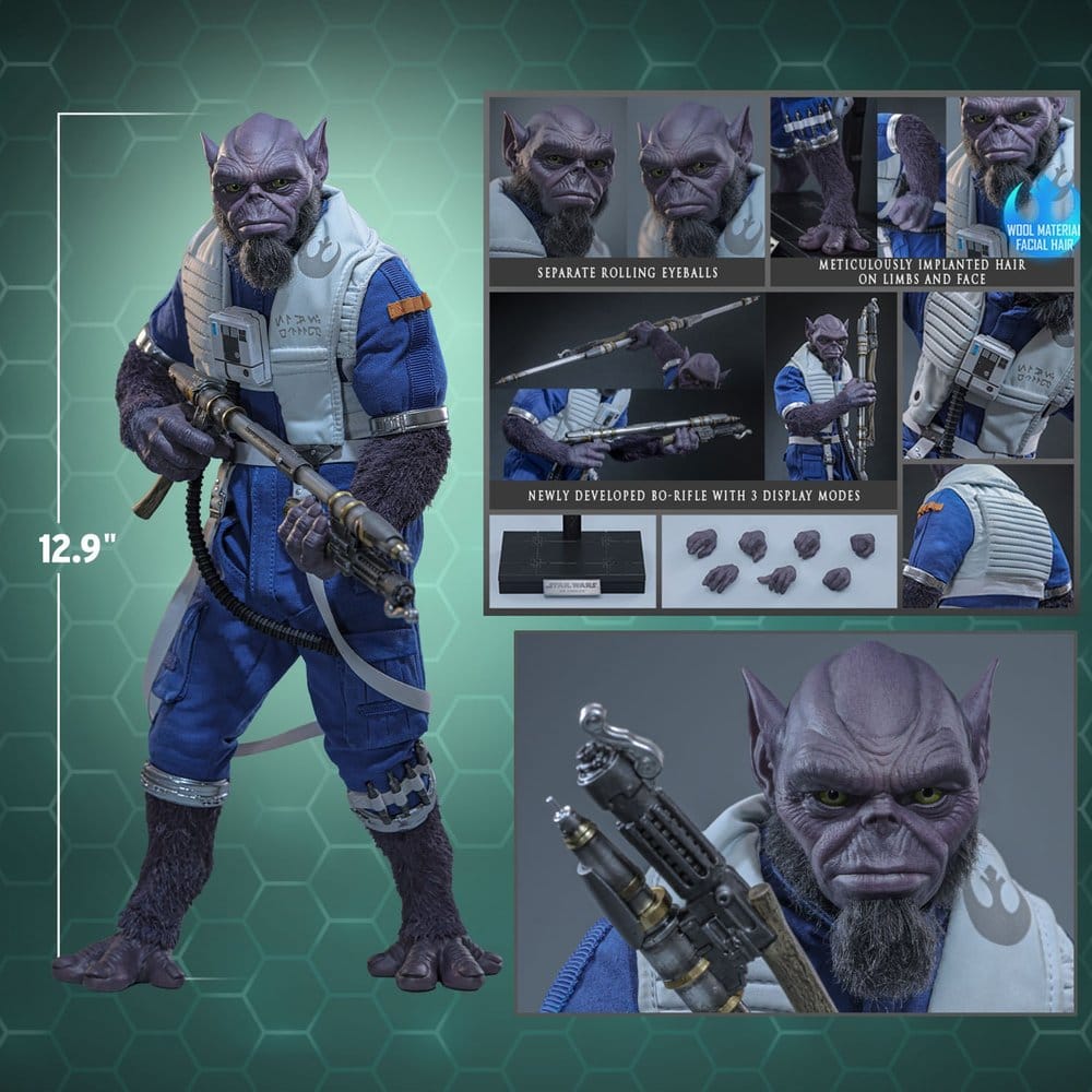 Star Wars Movie Masterpiece Action Figure 1/6 Zeb Orrelios 33 cm - Image 20