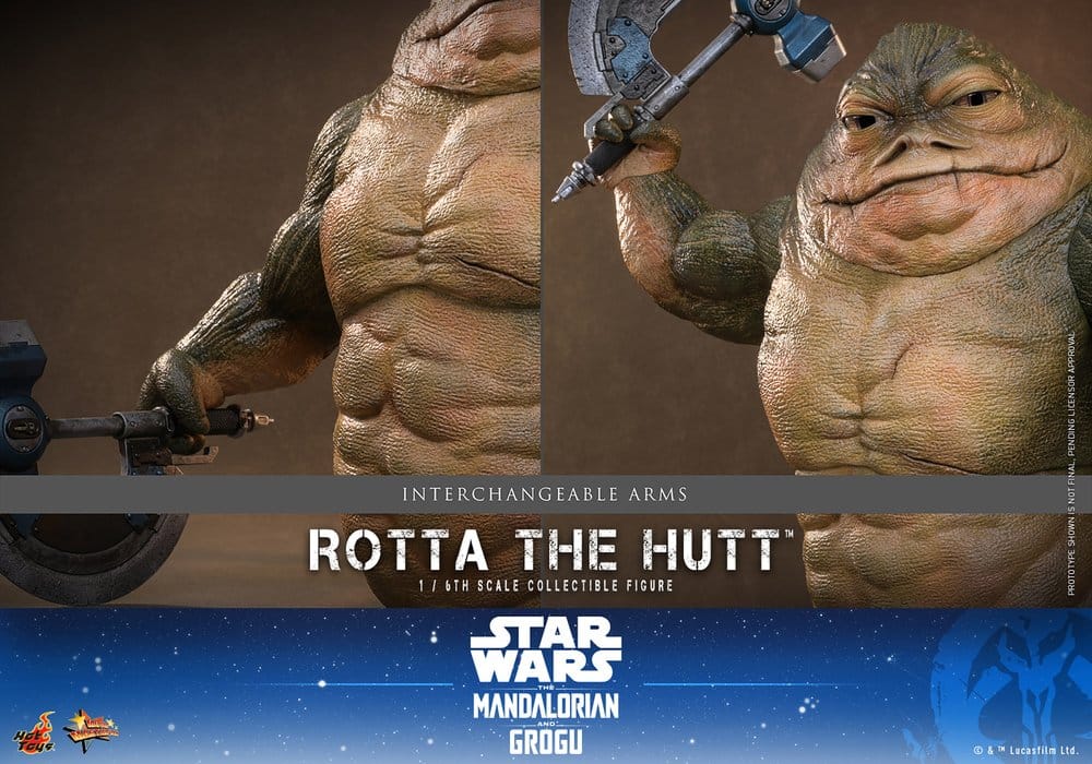 Star Wars Movie Masterpiece Action Figure 1/6 Rotta The Hutt 32 cm - Image 12
