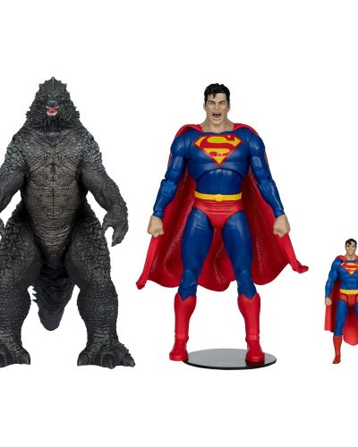 DC Justice League Monsterverse DC Multiverse Action Figures 2-Pack Superman Vs. Godzilla 30 cm