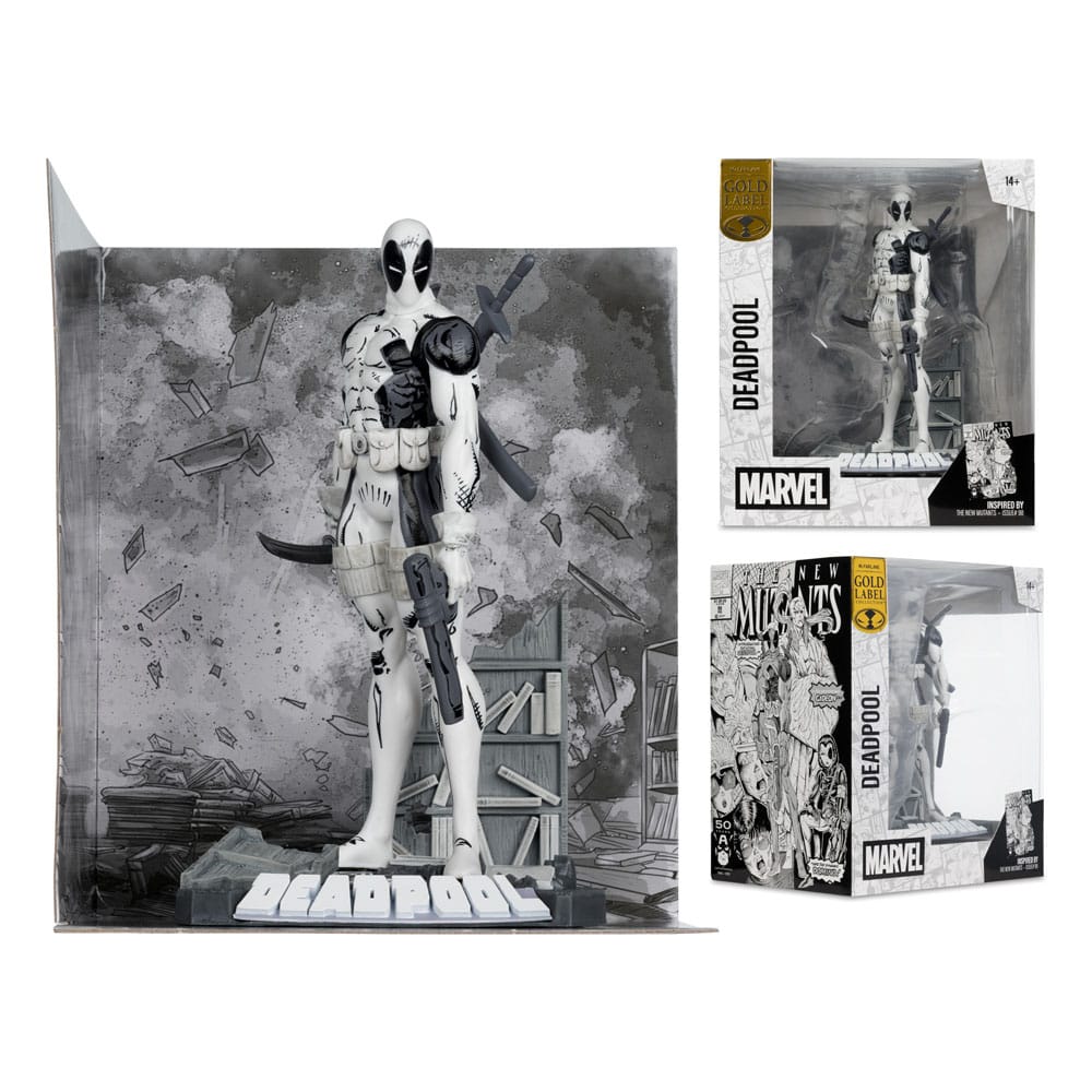 Marvel Collection PVC Statue 1/10 Deadpool (The New Mutants #98) (Line Art) (Gold Label) 17 cm - Bild 5