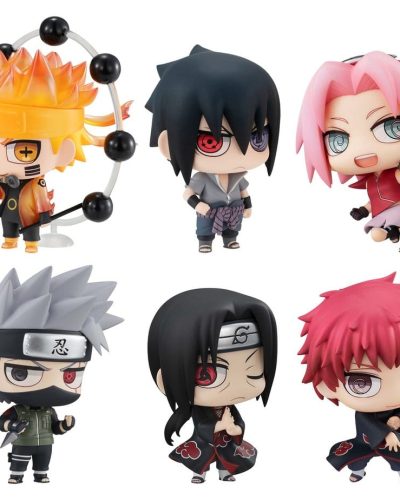 Naruto Shippuden ChimiMega Series Mini Figures Mascot Collection 1 6 cm Blind Box Display (6)