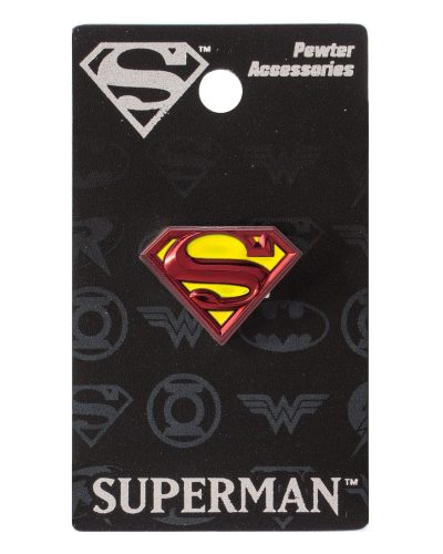 DC Comics Pin Badge Superman Logo coloured