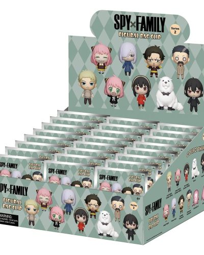 Spy x Family 3D PVC Bag Clips Series 2 Box 1x